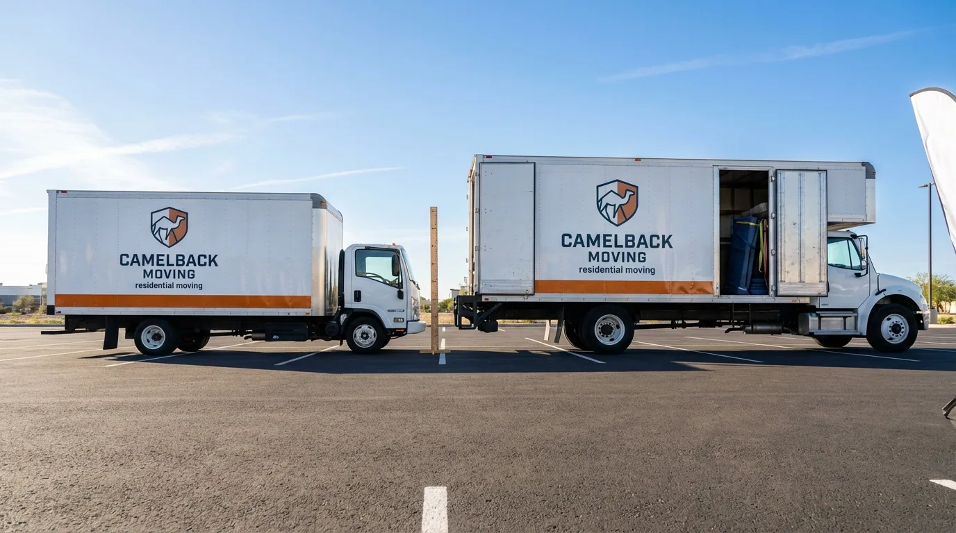 Moving truck size capacity guide in Story City